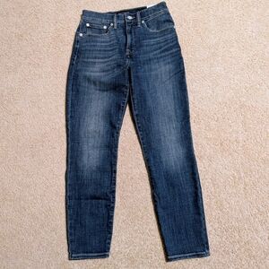 Lucky Brand Jeans Women's 28 Blue Ankle Bridgette Skinny Dark Wash New NWT